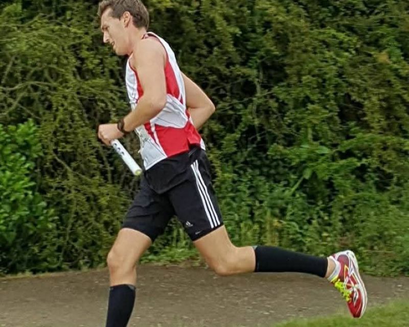 Ware Joggers races in club colours