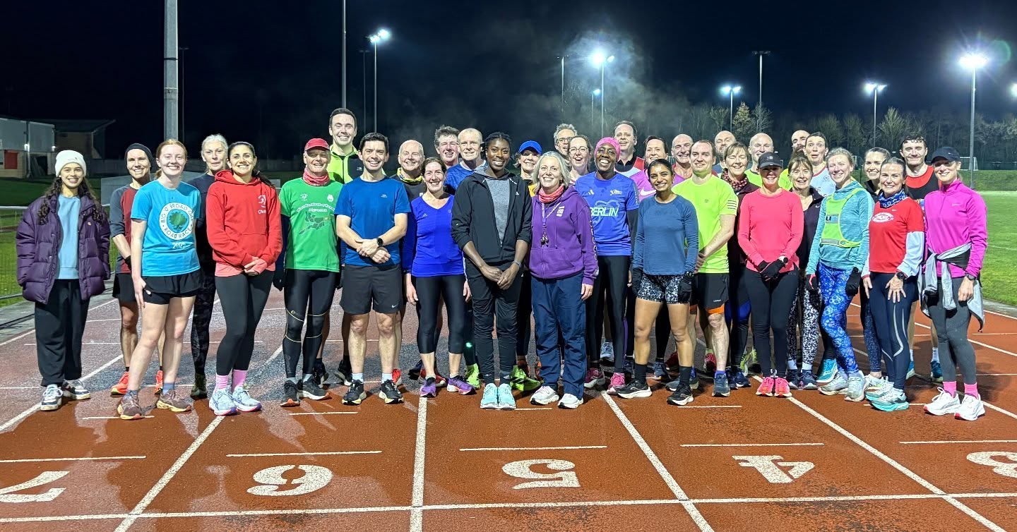 Ware Joggers group session on the track